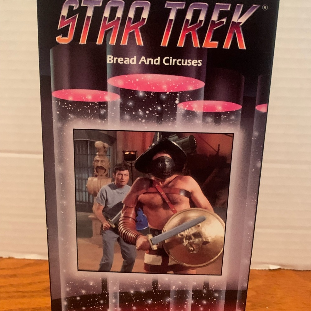 Star Trek Bread And Circuses VHS Tape